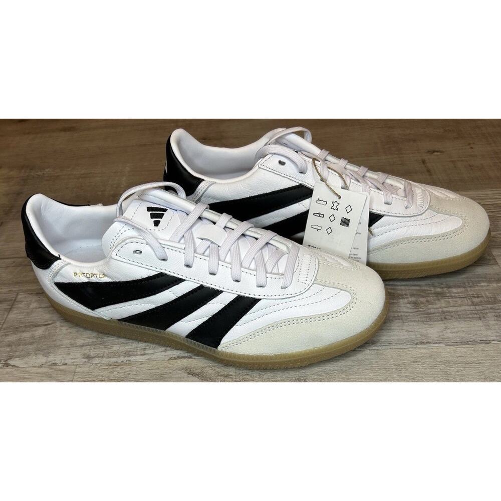 Adidas Predator Freestyle Cloud Core Black Gold Shoes ID3832 Men's Size 7 WMN 8